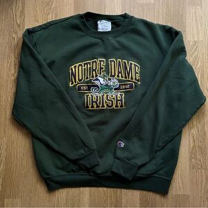 CHAMPION Notre Dame sweatshirt fighting Irish long sleeve college football